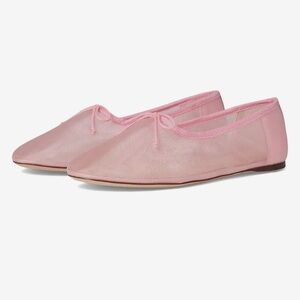 NEW Loeffler Randall Landon Soft Mesh Ballet Flat, Light Pink, Women’s Size 11